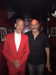 With John Waters, one of the directors in my new book, Gay Directors, Gay Films? at his annual bash in Provincetown, August 2015.